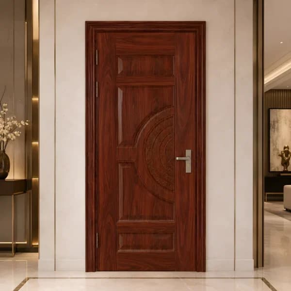 Ảnh mẫu Cửa thép vân gỗ TVG.04