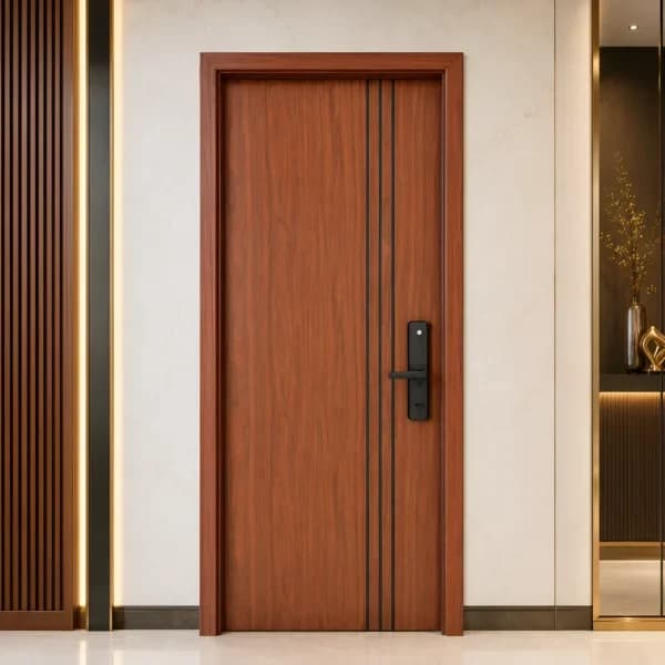 Ảnh mẫu Cửa thép vân gỗ TVG.09